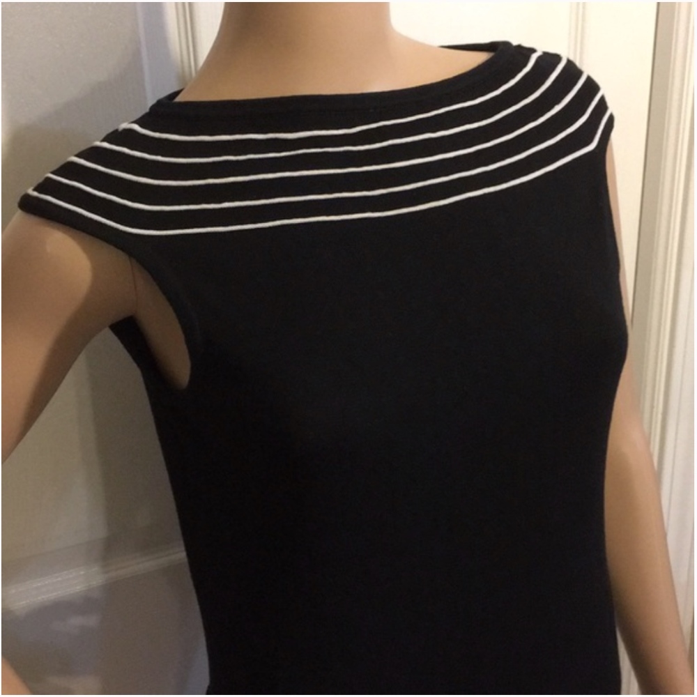Versailles Silk and Cotton Blouse Black Medium